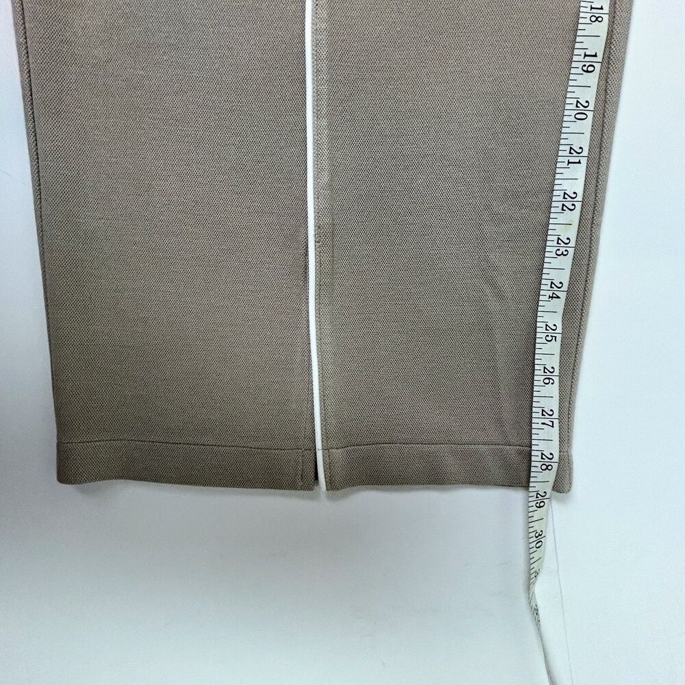 NWT Spanx Airpique Straight Track Pants Split Hem Ashwood Tan Travel 2X Petite - Picture 10 of 16